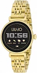 Digital Smartwatch Glam Gold Mesh Voice