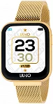 Digital Smartwatch Voice Gold Mesh