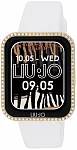 Digital Smartwatch Voice Mini Luxury White Rubber Strap