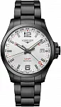 Longines Conquest VHP GMT Flash Setting Black PVD L3.728.2.76.6