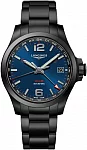 Longines Conquest VHP GMT Flash Setting Black PVD L3.718.2.96.6