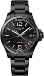 Longines Conquest VHP GMT Flash Setting Black PVD L3.718.2.56.6