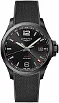 Longines Conquest VHP GMT Flash Setting Black PVD L3.728.2.56.9