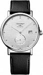 Elegant Collection Gent Automatic Small Second Vegan Strap Diamonds