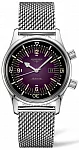 Longines Legend Diver Watch Small Violet Dial L3.374.4.90.6