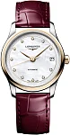 Longines Master Collection Automatic White Pearl Diamonds 34mm Gold Caps 18k L2.450.5.89.2