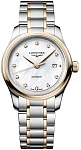 Longines Master Collection Lady 30mm 18k Gold Bezel and Caps Diamonds L2.449.5.89.7