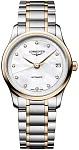 Longines Master Collection Lady 34mm 18k Gold Bezel and Caps Diamonds L2.450.5.89.7