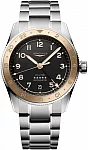 Longines Spirit Zulu Time 1925 39mm GMT COSC Chronometer 18k Gold Bezel Set L3.803.5.53.6