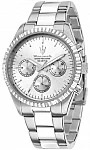 Maserati Competizione Black Dial Steel Bracelet R8853100041