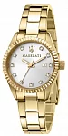 Competizione Lady White Dial Yellow Gold PVD Bracelet
