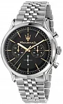 Maserati Epoca Black Dial Steel Bracelet R8873618017
