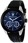 Traguardo Blue Dial Black Rubber Strap