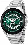 Traguardo Silver Bracelet Green Dial
