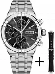 Aikon Gent Chronograph Automatic Steel Set