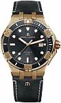 Maurice Lacroix Aikon Gent Venturer Automatic Bronze Ceramic Set Limited Edition AI6058-BRZ0B-330-2