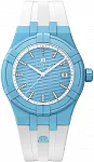 Aikon #TIDE Unisex Date 40mm Blue & White Diamonds