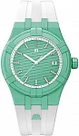 Aikon #TIDE Unisex Date 40mm Green & White Diamonds