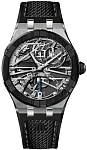 Maurice Lacroix Aikonic Gent Date 43mm Automatic Black Ceramic Bezel Skeleton PVD AC8008-SSL20-090-2