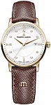 Maurice Lacroix Eliros Lady Date 30mm Quartz Steel Rose Gold PVD Diamonds Bracelet Set EL1094-PVP01-150-B