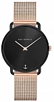 Miss Ocean Line Black Sunray Mesh Rose Gold