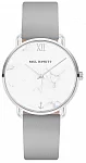 Miss Ocean Line Silver Marble Leather Graphite