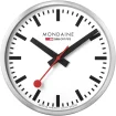 Mondaine Zegar Ścienny Okrągły Srebrny A990.CLOCK.16SBB