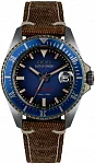 Automatico Quaranta Blue Canvas Strap