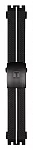 Pasek Gumowy Tissot Czarno-Biały 21mm z Zapięciem Motylkowym T-Race
