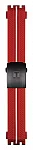 Pasek Gumowy Tissot Czerwono-Biały 21mm z Zapięciem Motylkowym T-Race
