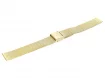 Bransoleta Mesh 16mm Żółte Złoto