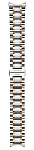 Paski i części Bransoleta Stalowa Longines 21mm Bicolor Różowe Złoto Master Collection L600142633