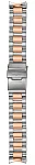 Paski i części Bransoleta Stalowa Longines 21mm Bicolor Różowe Złoto HydroConquest Ceramic L600163958