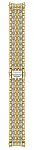 Paski i części Bransoleta Stalowa Longines Bicolor Żółte Złoto 21mm Lyre L600163578