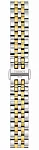 Paski i części Bransoleta Stalowa Tissot 14mm Bicolor Żółte Złoto Le Locle T605051517