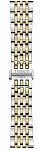 Paski i części Bransoleta Stalowa Tissot 19mm Bicolor Żółte Złoto Le Locle T605051527