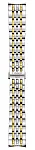 Paski i części Bransoleta Stalowa Tissot 19mm Bicolor Żółte Złoto Le Locle T605014110