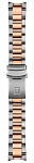 Paski i części Bransoleta Stalowa Tissot 20mm Bicolor Różowe Złoto Seastar 1000 40mm T605050574