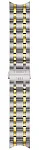 Paski i części Bransoleta Stalowa Tissot 22mm Couturier 39 Bicolor Żółte Złoto T605028316