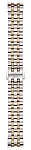 Paski i części Bransoleta Stalowa Tissot Bicolor Różowe Złoto 15mm Carson T605043625