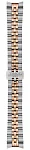 Paski i części Bransoleta Stalowa Tissot Bicolor Różowe Złoto 16mm Ballade Lady T605050371