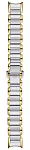 Paski i części Bransoleta Stalowa Tissot 14mm Bicolor Żółte Złoto T-Wave T605032739