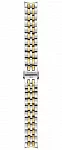 Paski i części Bransoleta Stalowa Tissot Bicolor Żółte Złoto 12mm Le Locle Lady T605014103