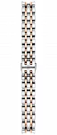 Paski i części Bransoleta Stalowa Tissot Bicolor Różowe Złoto 14mm Classic Dream Lady T605045502