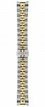 Paski i części Bransoleta Stalowa Tissot Bicolor Różowe Złoto 16mm Ballade Lady T605050370