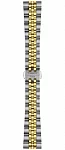 Paski i części Bransoleta Stalowa Tissot Bicolor Żółte Złoto PR516 Quartz Chrono T605050084
