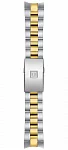 Paski i części Bransoleta Stalowa Tissot Bicolor Żółte Złoto 18mm PR 100 Lady T605043792