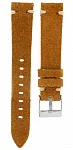 Pasek Skórzany Nubuck Jasnobrązowy 18mm