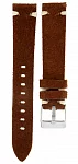 Pasek Skórzany Nubuck Brązowy 18mm