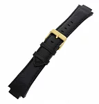 Pasek Balticus Gwiezdny Pył Złoty Damski Czarny 22mm